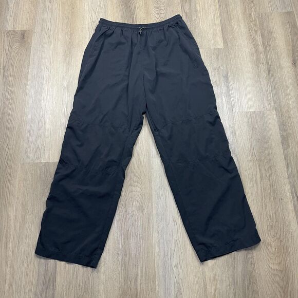 Adidas Pants Mens XL Black Lightweight Athletic Track Elastic Waist Pockets - Picture 1 of 10